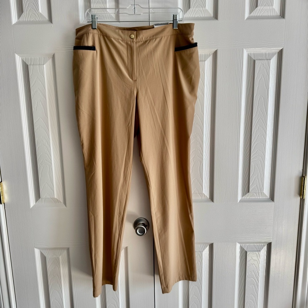 Chico's Tan “Zenergy” with Black Trim